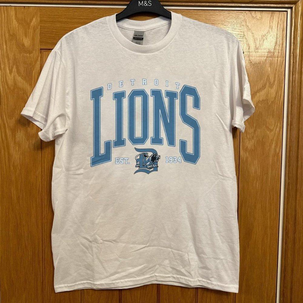 Detroit Lions 1934 Retro Nfl Football Fan TShirt